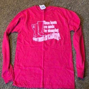 Breast Cancer long sleeve tee.